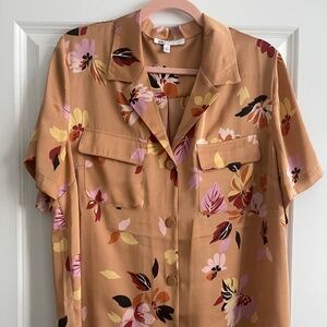 Floral Polyester Blouse